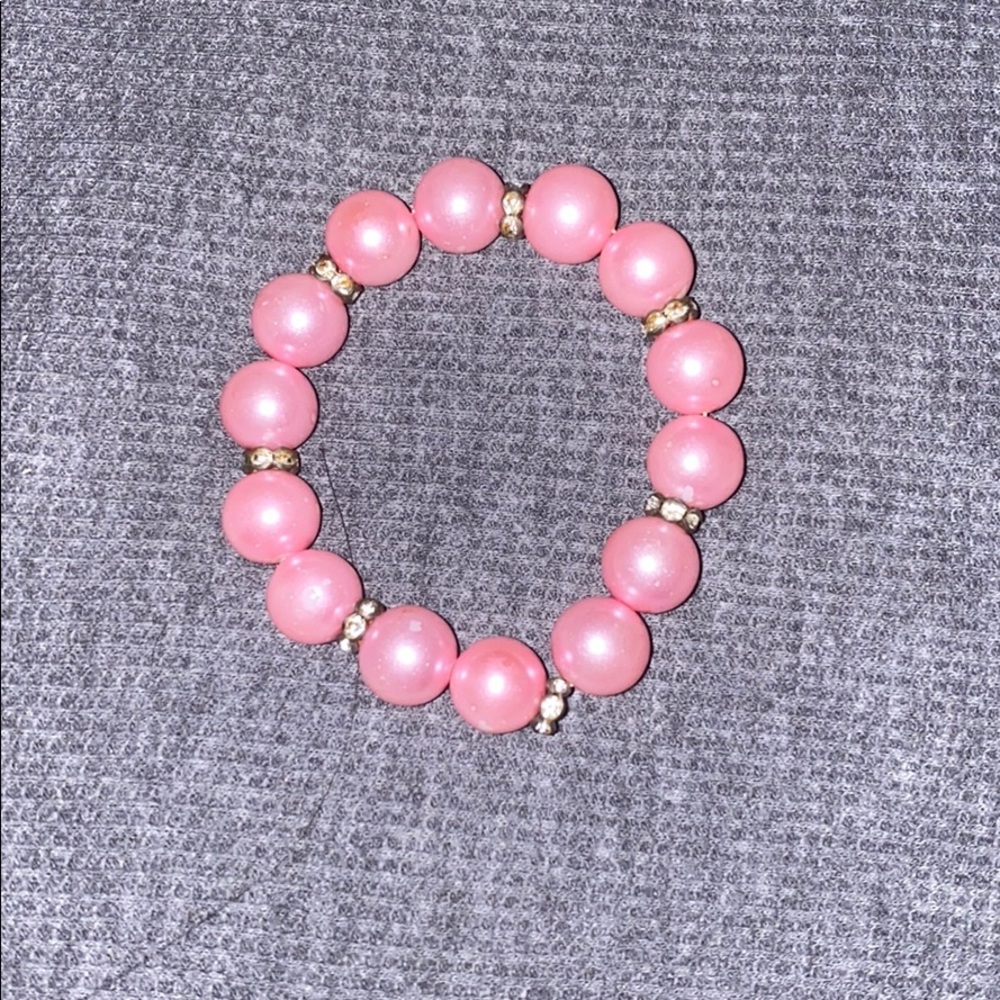 pink bracelet/good condition/worn twice